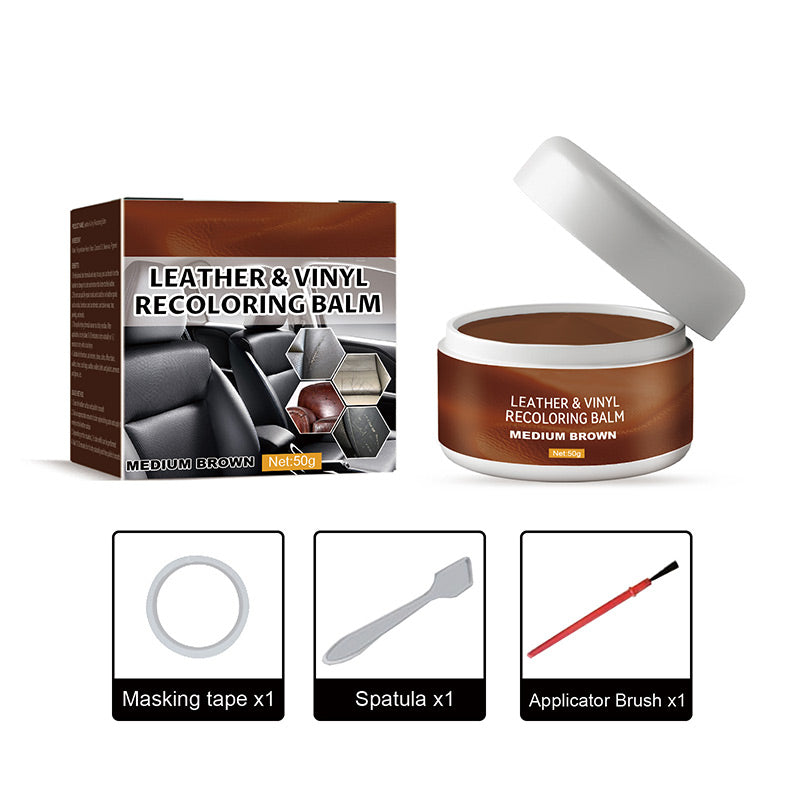 DE RÉDUCTION Pâte de réparation pour cuir Comble les rayures et les marques, redonne de la texture. Disponible en plusieurs couleurs. Sauvez votre canapé préféré