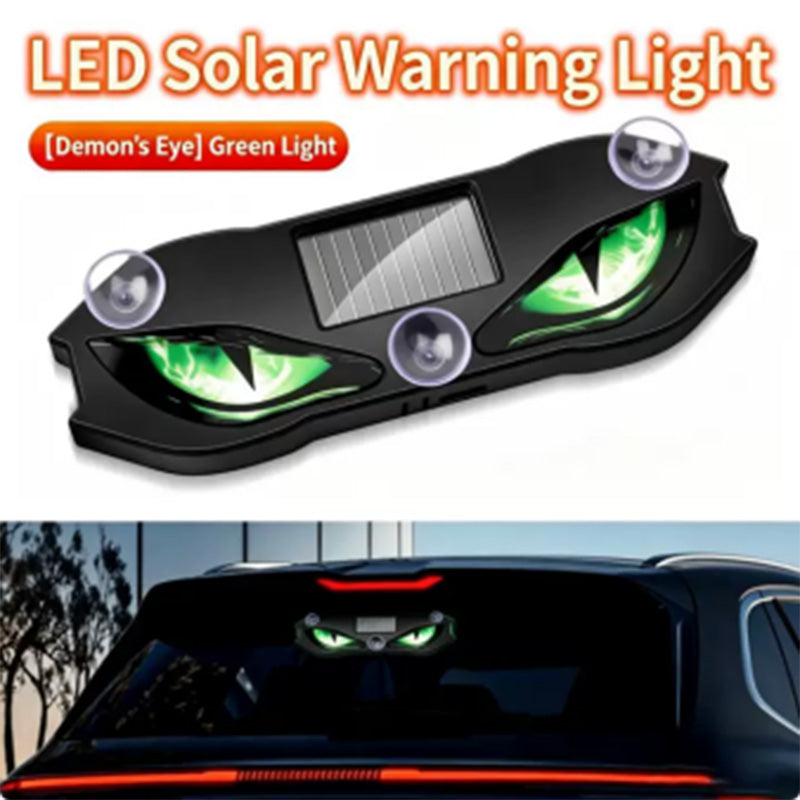 Feu d'avertissement LED à énergie solaire pour voiture - 50 % de réduction. Alimenté par énergie solaire, résistant aux intempéries, activation automatique à la tombée de la nuit pour plus de sécurité sur le bord de la route.