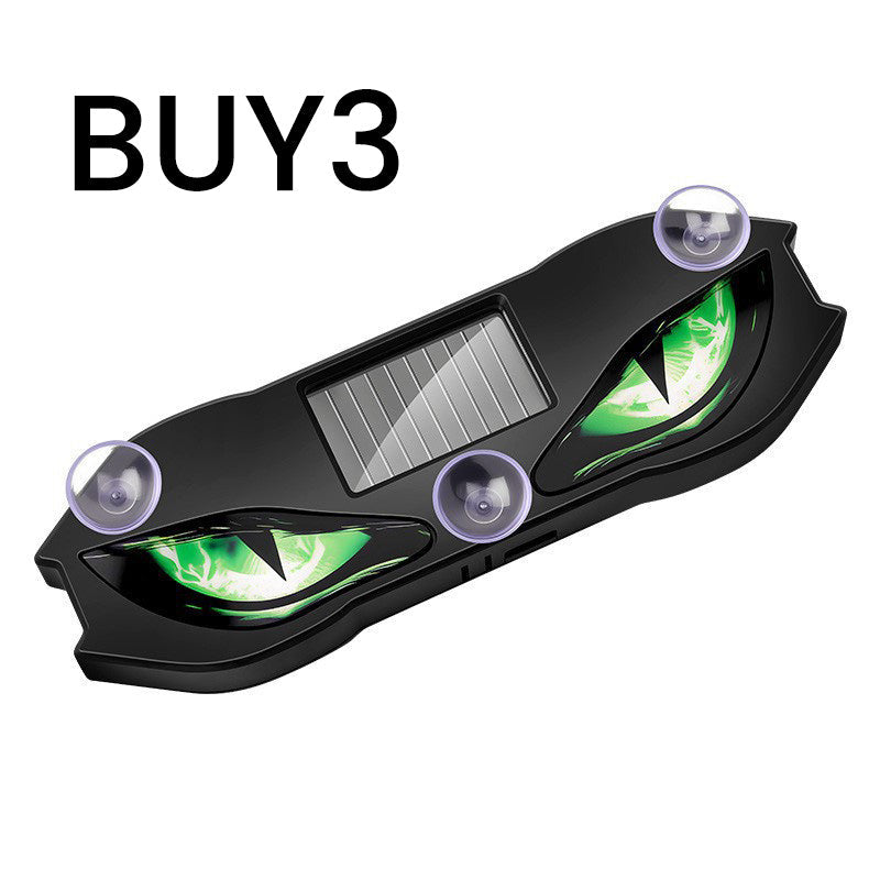 Feu d'avertissement LED à énergie solaire pour voiture - 50 % de réduction. Alimenté par énergie solaire, résistant aux intempéries, activation automatique à la tombée de la nuit pour plus de sécurité sur le bord de la route.