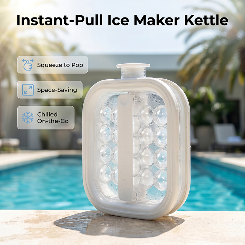 Bouilloire portable en silicone pour fabriquer des glaçons