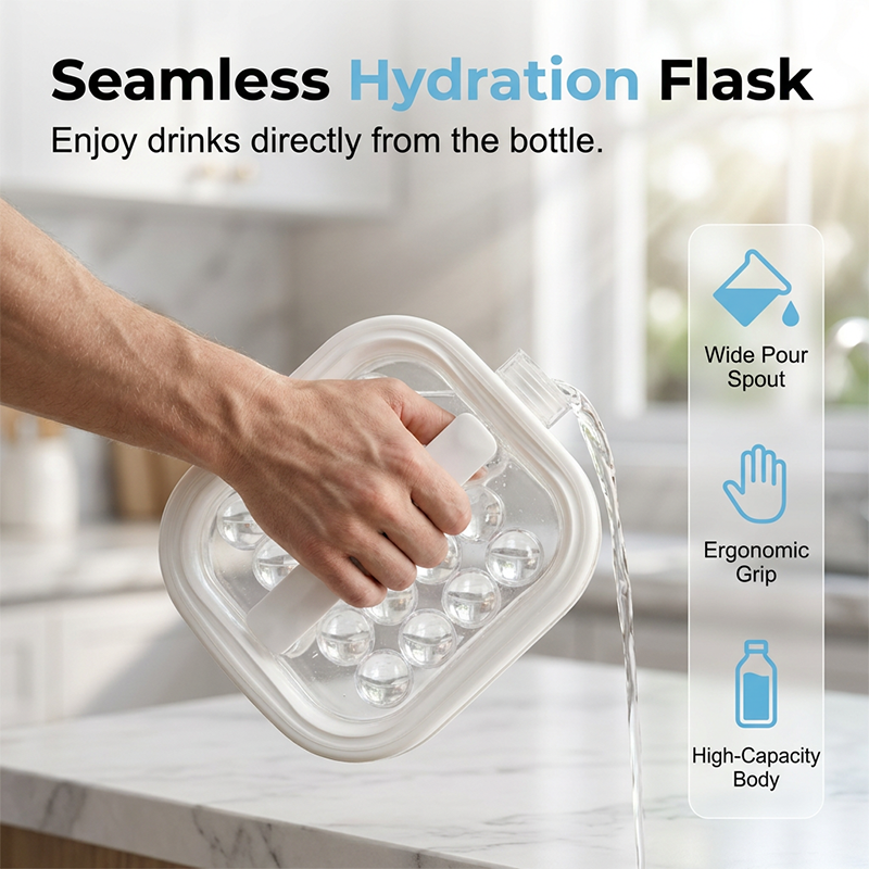 Bouilloire portable en silicone pour fabriquer des glaçons