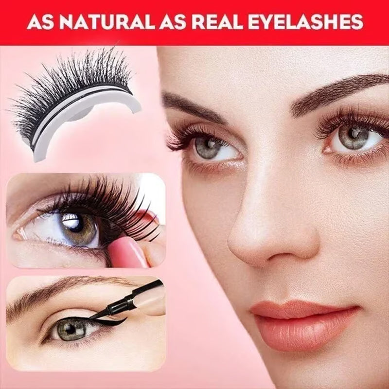 BONNES AFFAIRES 2026 PLUS DE 50 000 VENDUS Faux cils réutilisables autocollants, pas besoin de colle, il suffit d'appuyer et c'est prêt. Courbure naturelle, réutilisables et faciles à retirer. Un véritable atout beauté.