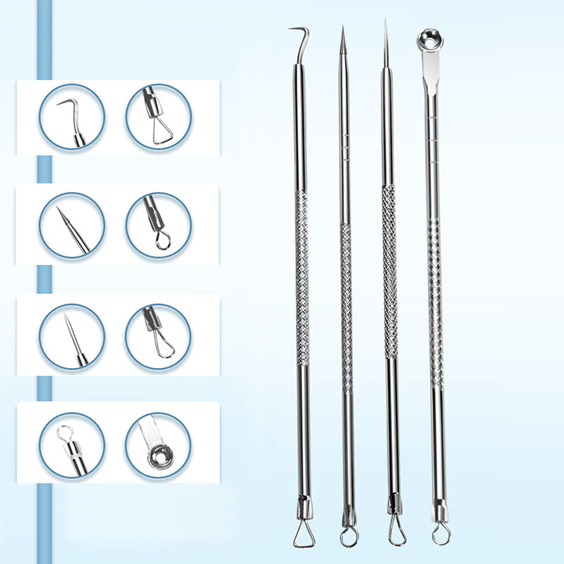 Kit d'outils en acier inoxydable pour éliminer les points noirs