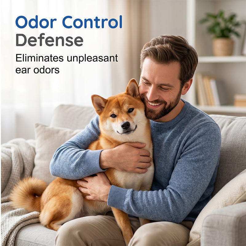 Gentle cleansing solution for pet ears