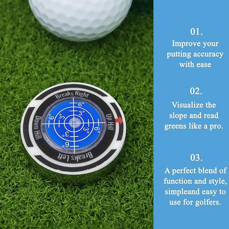 Precision Golf : niveau de lecture de green et marqueur de balle