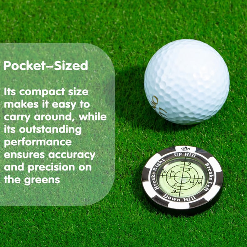 Precision Golf : niveau de lecture de green et marqueur de balle