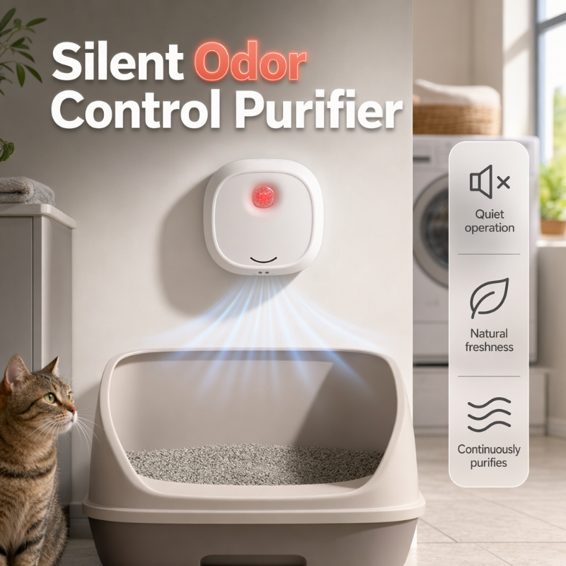 Réduction pour une durée limitée ! Dites adieu aux mauvaises odeurs grâce à cet appareil ! Éliminateur d'odeurs pour animaux de compagnie Smart Quiet