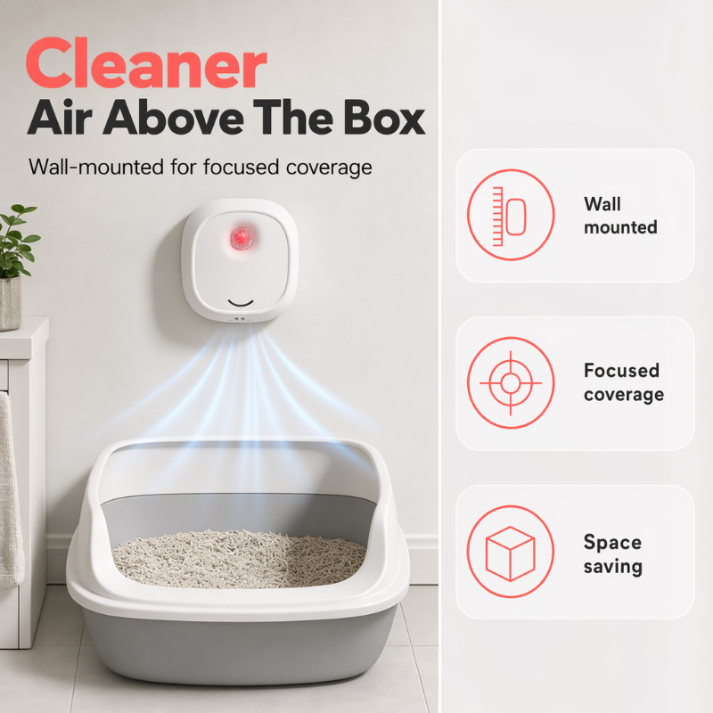 Réduction pour une durée limitée ! Dites adieu aux mauvaises odeurs grâce à cet appareil ! Éliminateur d'odeurs pour animaux de compagnie Smart Quiet