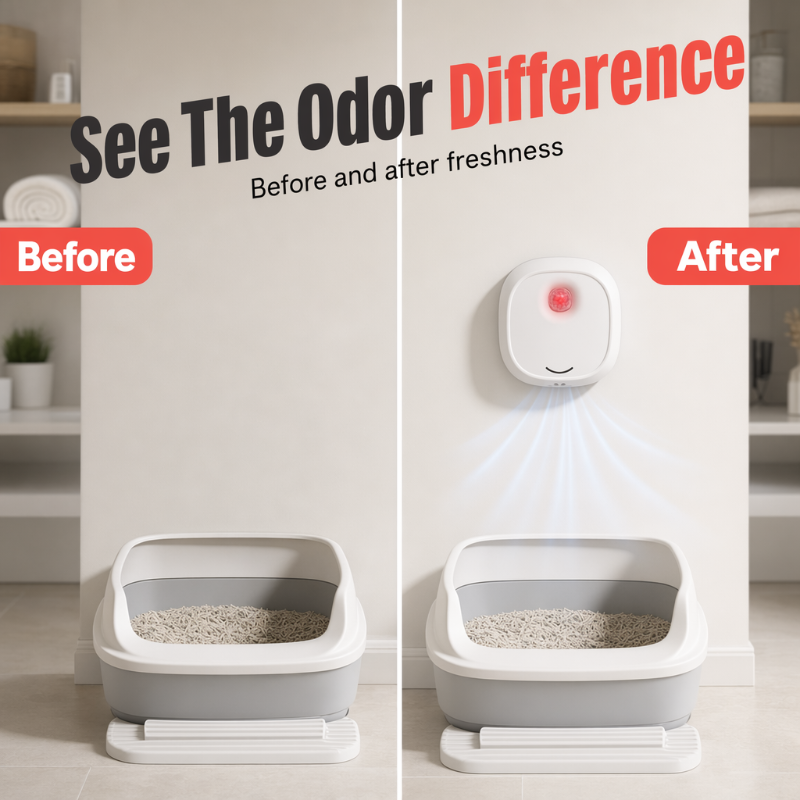 Réduction pour une durée limitée ! Dites adieu aux mauvaises odeurs grâce à cet appareil ! Éliminateur d'odeurs pour animaux de compagnie Smart Quiet