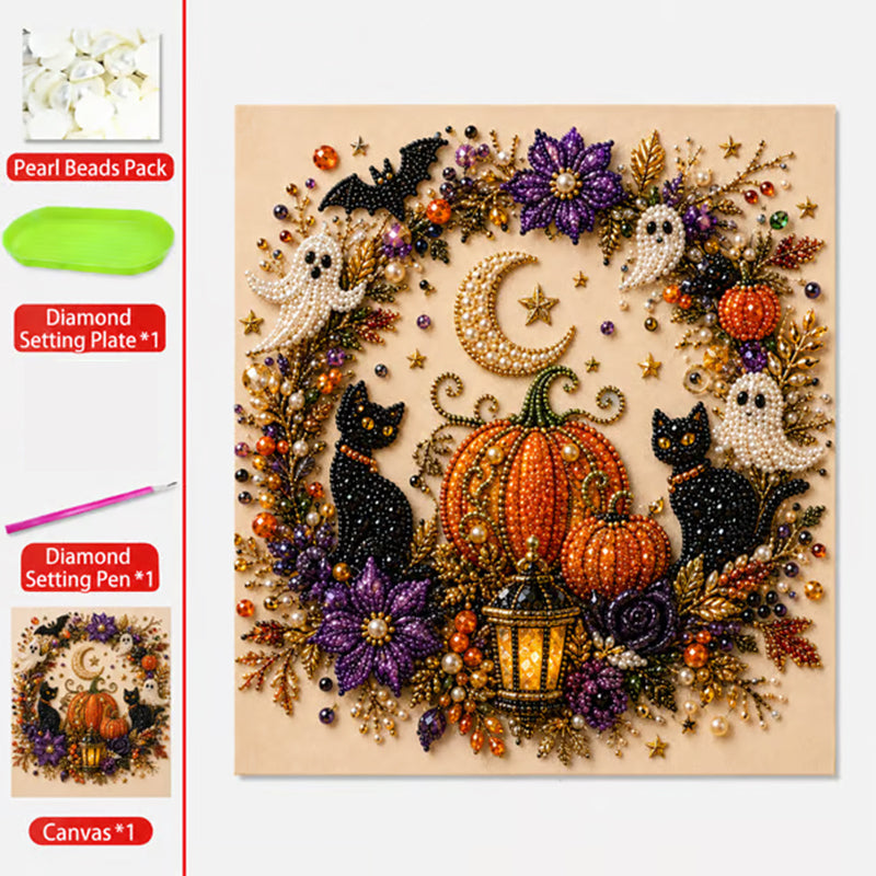 Kit créatif de perles pour Halloween Transformez de minuscules perles en créations magiques, à la fois effrayantes et adorables.