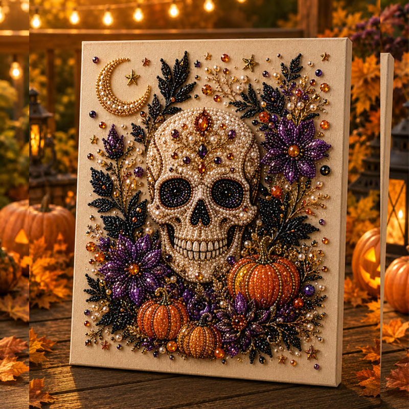Kit créatif de perles pour Halloween Transformez de minuscules perles en créations magiques, à la fois effrayantes et adorables.
