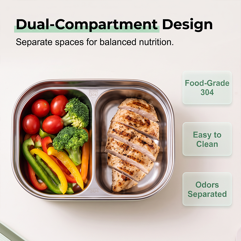 Lunch box électrique portable Chauffe rapide sans vapeur, branchez et dégustez, idéale pour le travail, l'université ou les chantiers