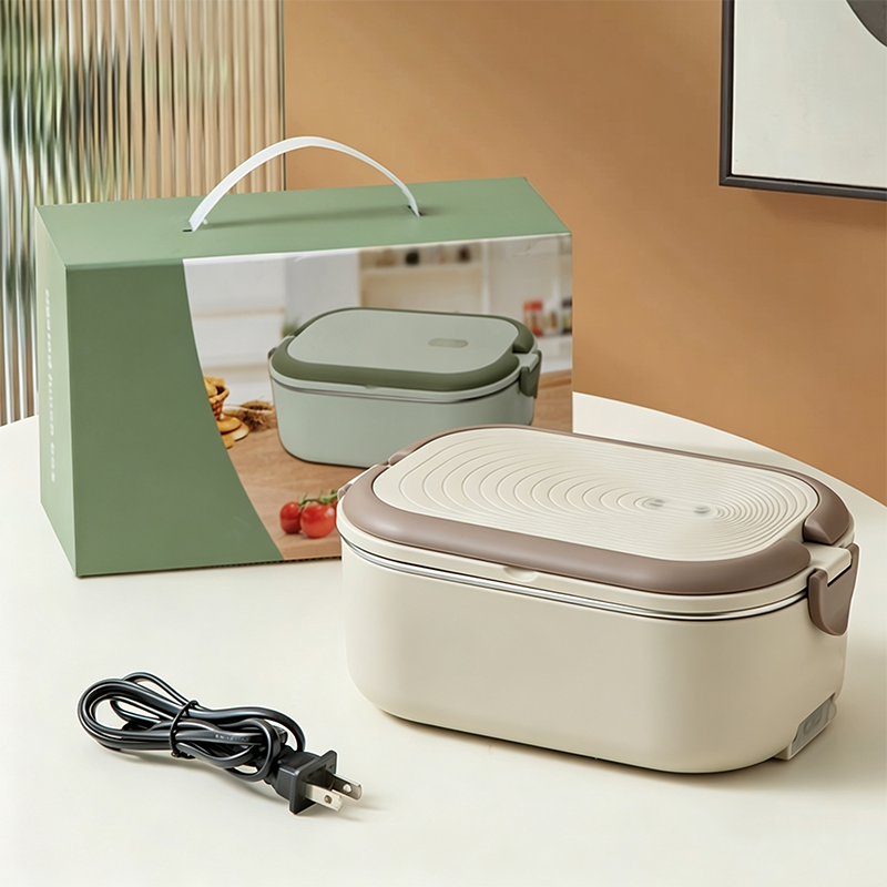 Lunch box électrique portable Chauffe rapide sans vapeur, branchez et dégustez, idéale pour le travail, l'université ou les chantiers