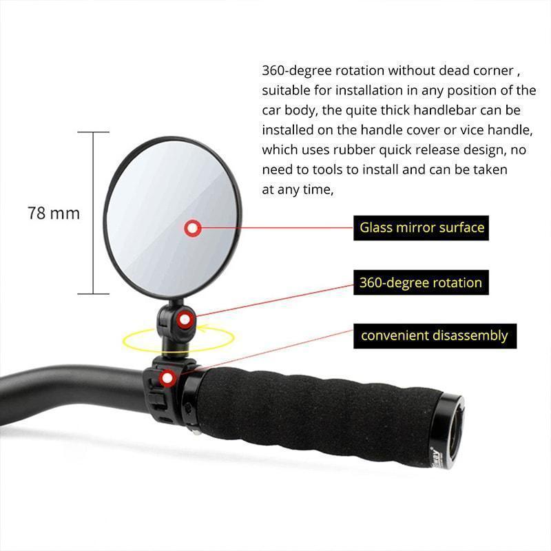 Rétroviseur rotatif à 360°