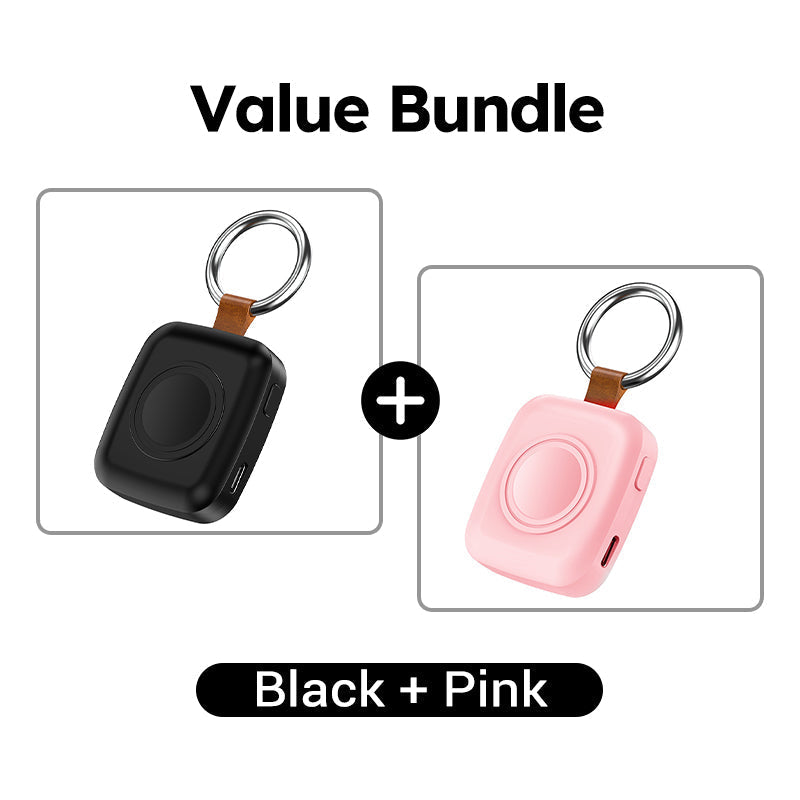 Portable keychain charger for smartwatches