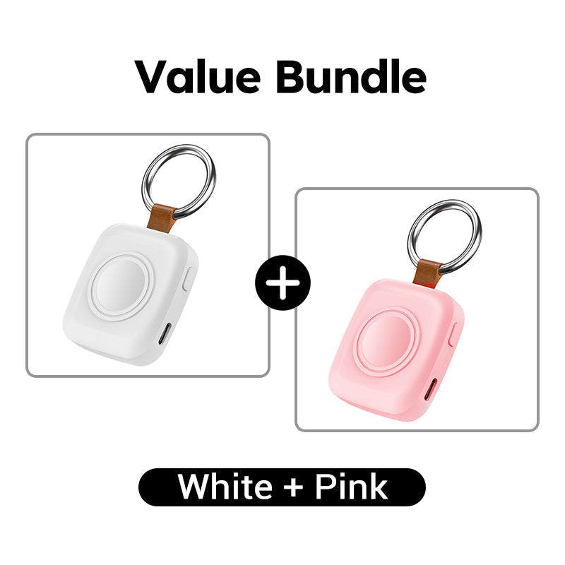 Portable keychain charger for smartwatches