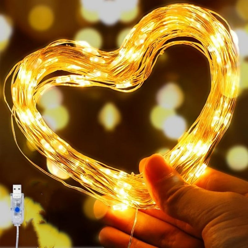 LED Firefly Twinkle String Lights