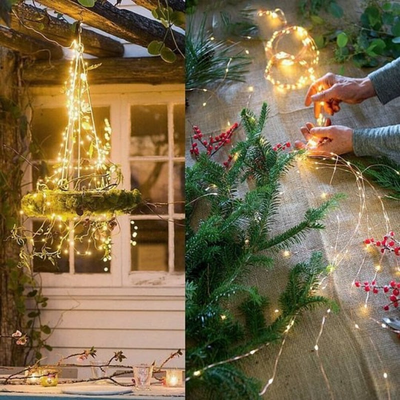 LED Firefly Twinkle String Lights