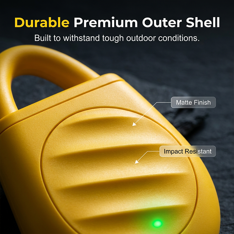 Portable Multi-Mode Ultrasonic Repeller, 90 mAh Battery & USB-C Charging