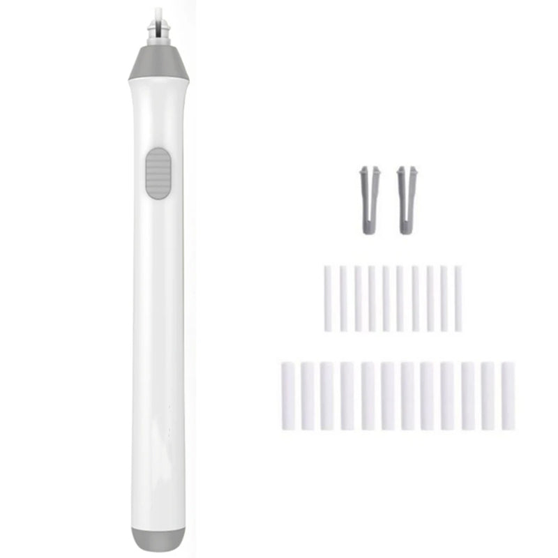 DE RÉDUCTION Stylo-gomme à piles avec deux tailles