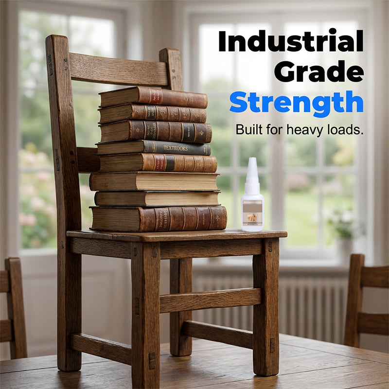 Colle à bois forte Pour les réparations lourdes de cadres de porte, chaises et tables. Pointe de précision pas de gâchis, pas de gaspillage. Séchage rapide, réutilisable dès aujourd'hui