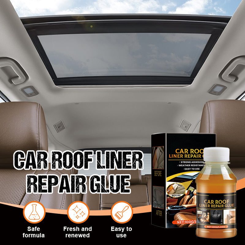 Colle de réparation pour garniture de toit de voiture
