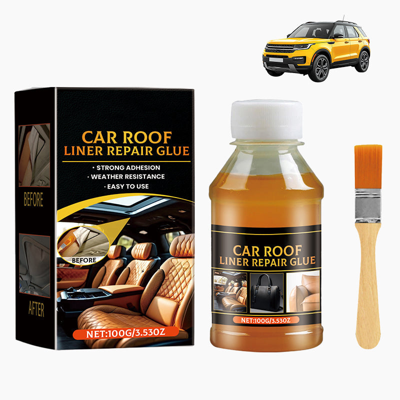 Colle de réparation pour garniture de toit de voiture
