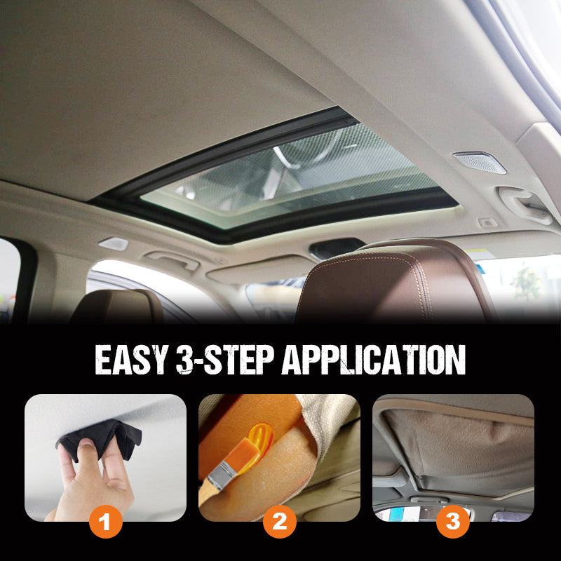 Colle de réparation pour garniture de toit de voiture