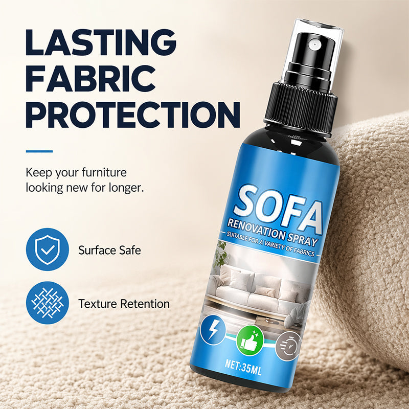 No-rinse fabric cleaner for carpets and sofas