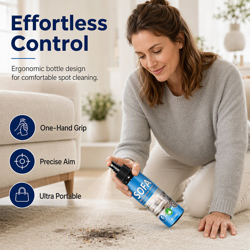 No-rinse fabric cleaner for carpets and sofas
