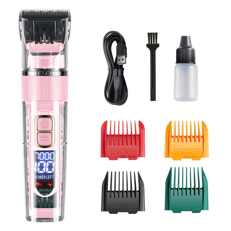 TONDEUSE SILENCIEUSE POUR ANIMAUX TITANE-CÉRAMIQUE + ABS RECHARGEABLE & 1200 mAh pour Chats & Chiens