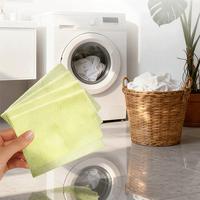 Whitening sheets for laundry, to eliminate yellowing