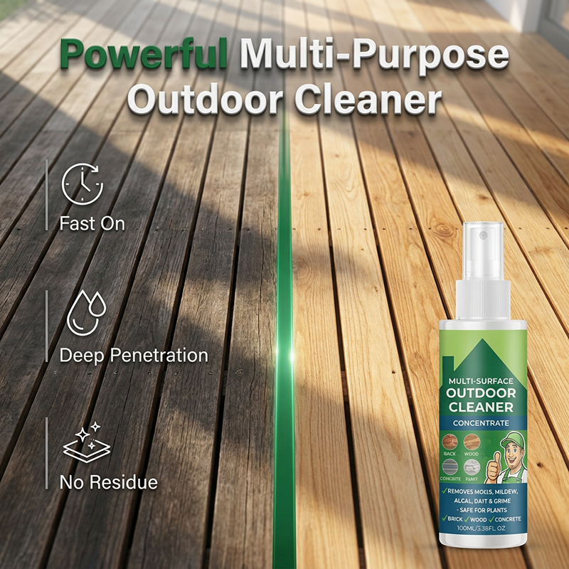 Concentrated multi-purpose outdoor cleaner