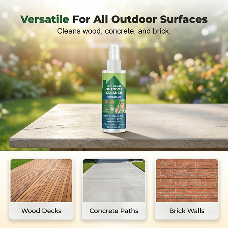 Concentrated multi-purpose outdoor cleaner