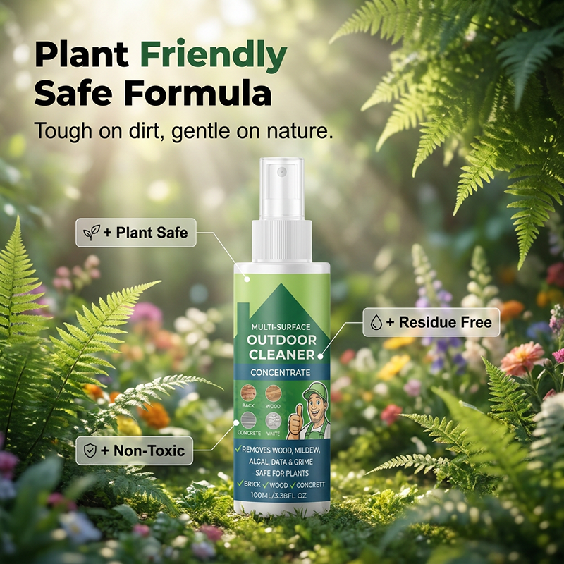 Concentrated multi-purpose outdoor cleaner