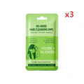 Lingettes nettoyantes pour cheveux sans rinçage, portables