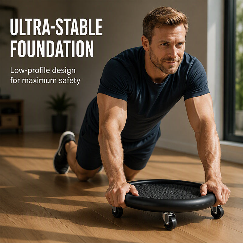 Abdominal Roller with Knee Mat Stability, comfort & strengthening Ideal for effective core workouts at home.