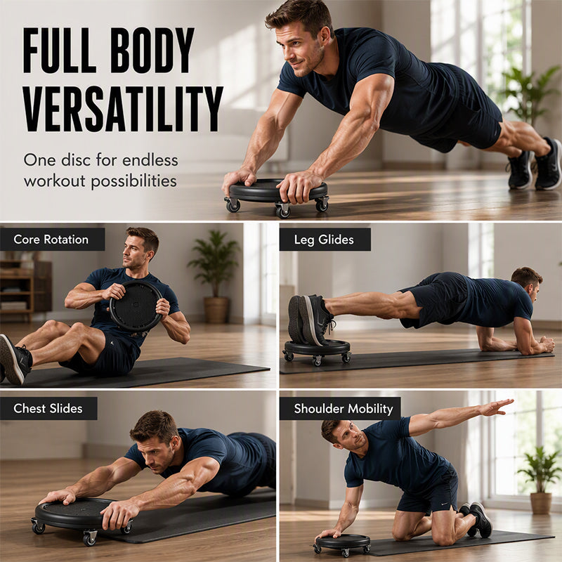 Abdominal Roller with Knee Mat Stability, comfort & strengthening Ideal for effective core workouts at home.