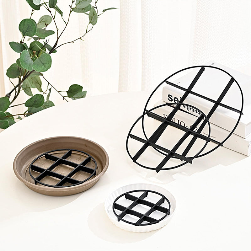 Surhlve-Pot Protecteur de Racines soulève les plantes, favorise la circulation de l'air, garde les sols propres pour usage intérieur et extérieur.