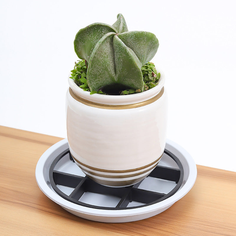 Surhlve-Pot Protecteur de Racines soulève les plantes, favorise la circulation de l'air, garde les sols propres pour usage intérieur et extérieur.