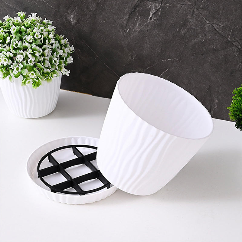 Surhlve-Pot Protecteur de Racines soulève les plantes, favorise la circulation de l'air, garde les sols propres pour usage intérieur et extérieur.