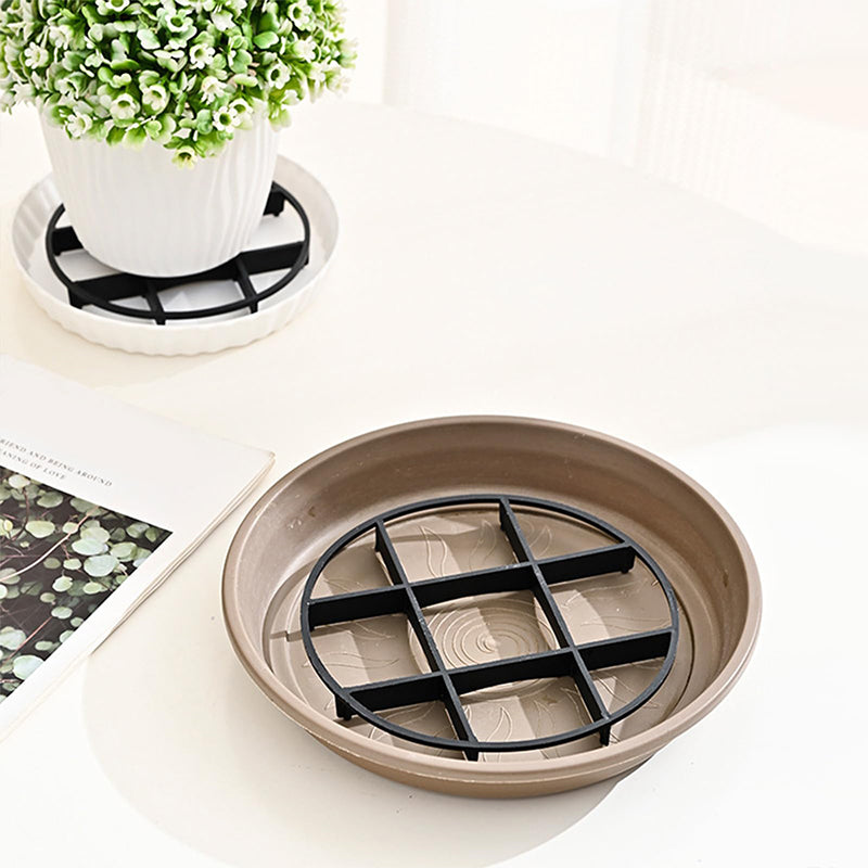 Surhlve-Pot Protecteur de Racines soulève les plantes, favorise la circulation de l'air, garde les sols propres pour usage intérieur et extérieur.