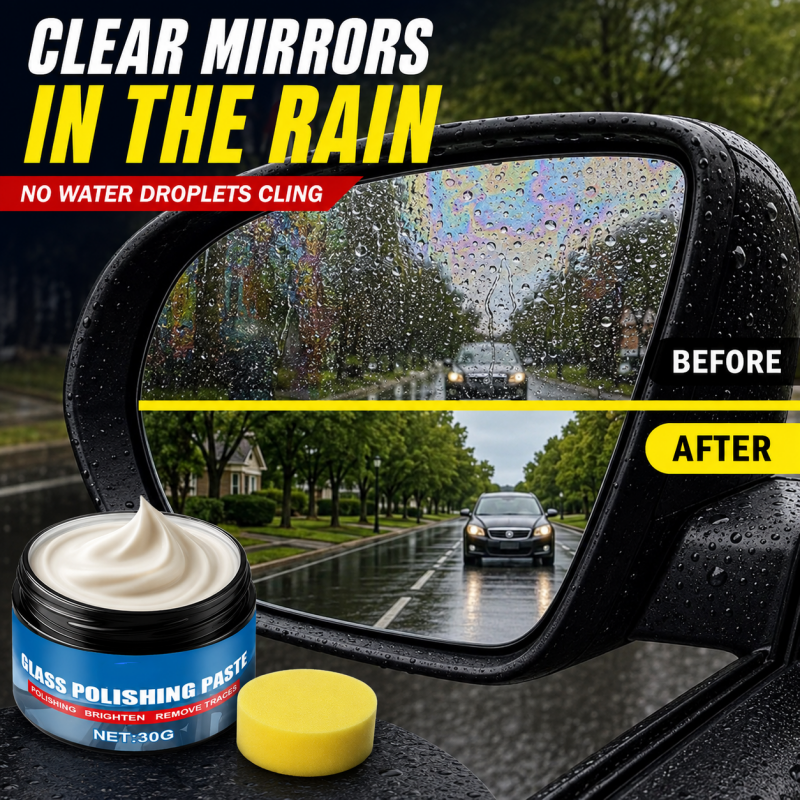 RÉDUCTION Produit pour éliminer les traces d'huile sur les vitres de voiture élimine les reflets et les traces laissées par les essuie-glaces, repousse la pluie, convient à tous les types de vitres éponge incluse