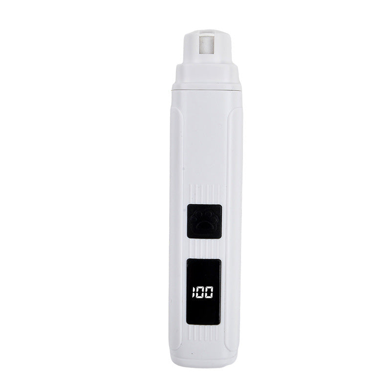 Electric Pet Nail Grinder with LED Battery Display