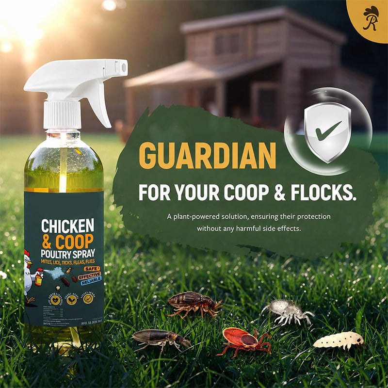 50% OFF Natural Chicken Coop Cleaning Spray Helps eliminate dirt, grime, and odors | Easy to use and great for chicken coops