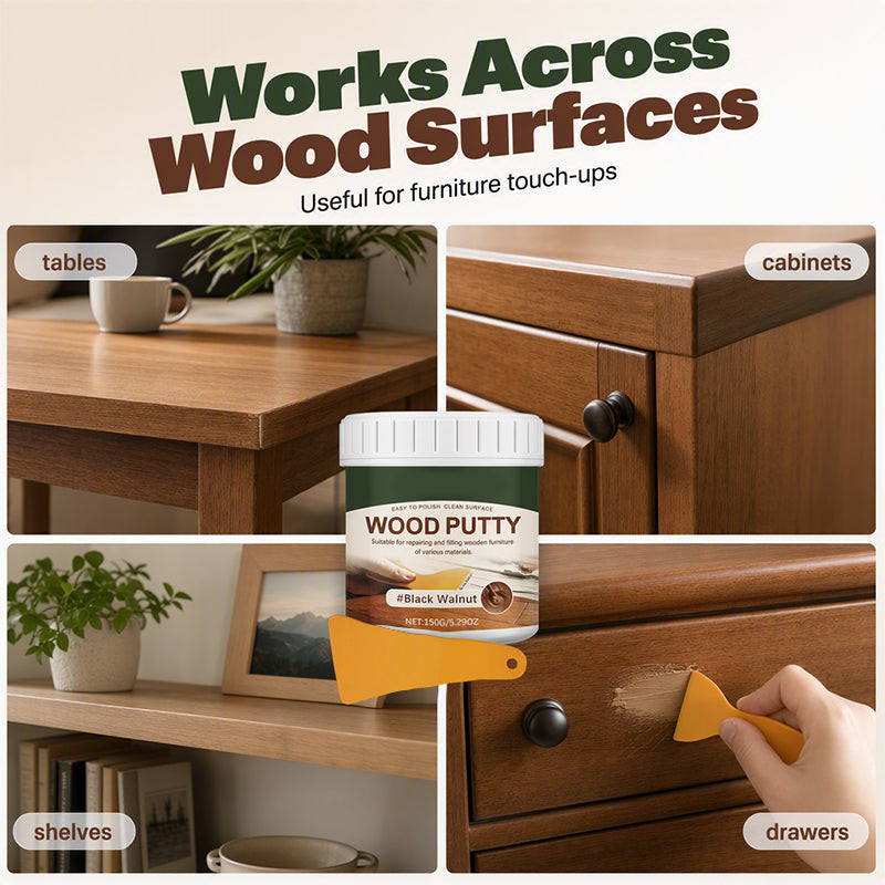 Multi-purpose filler paint for wood repair