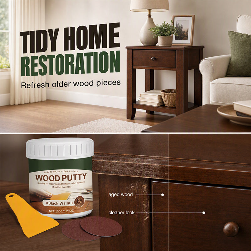 Multi-purpose filler paint for wood repair