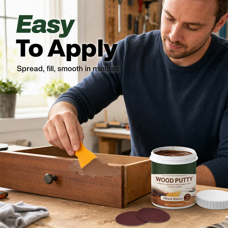 Multi-purpose filler paint for wood repair