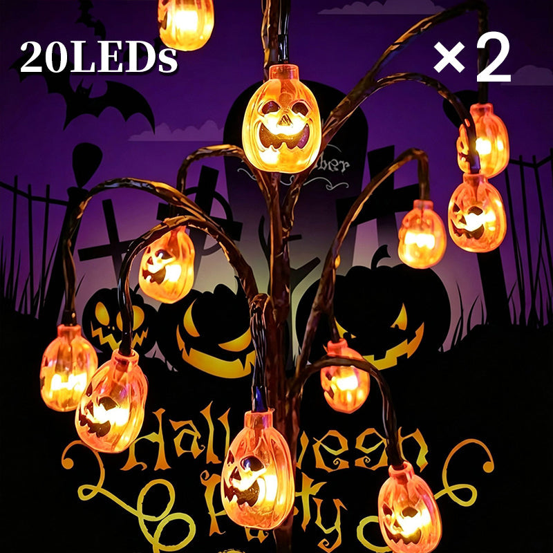 DE RÉDUCTION Guirlande lumineuse solaire étanche citrouille d'Halloween