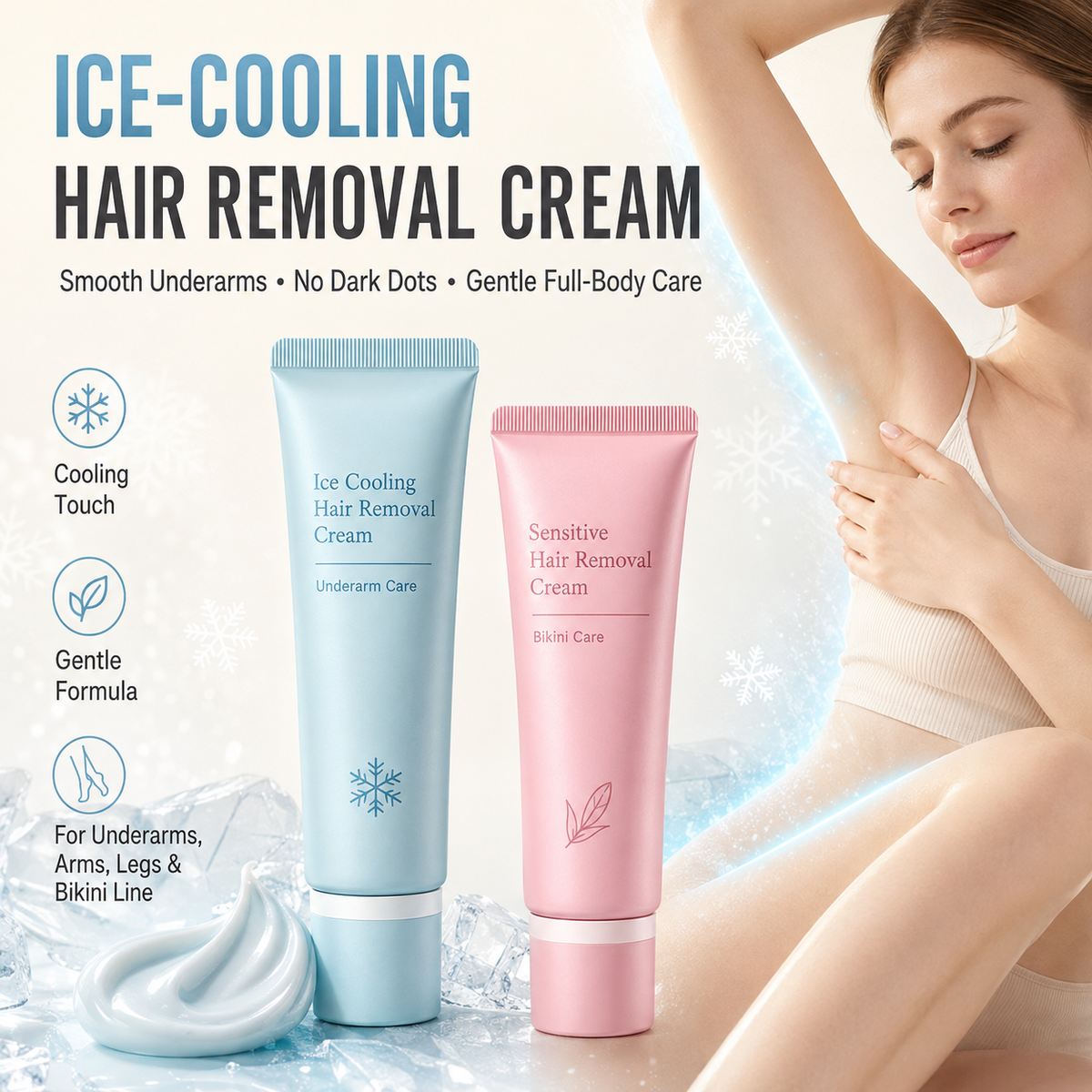 FAVORITE 2026 Hair removal cream Enriched with rose and lavender oils, brightening niacinamide Inhibits regrowth, for smoother, softer skin for longer